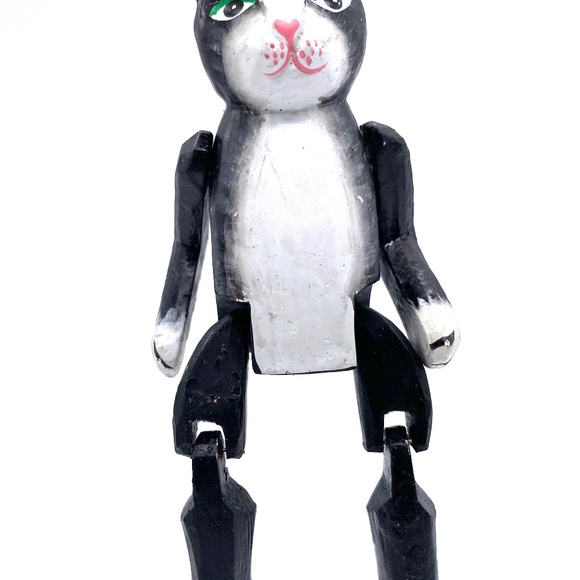 Monkey Business Black Cat Puppet Ornament - Picture 1 of 1
